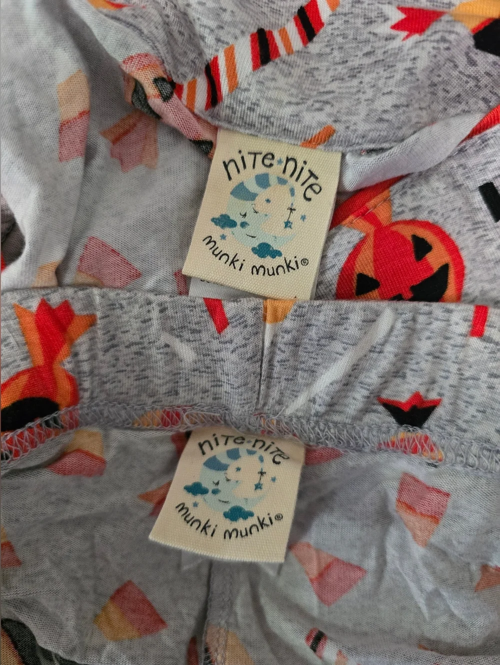 Munki Munki Nite Nite Womens Stretchy Soft Halloween Sleepwear Set Large